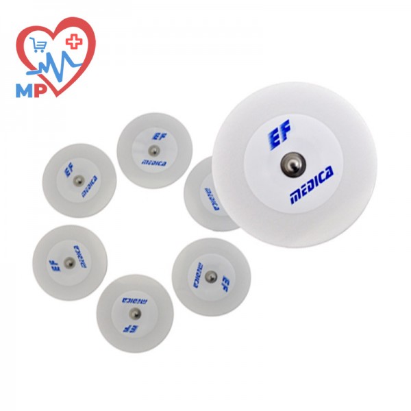 Електроди ЕКГ з адгезивної піни 50 мм діаметр – рідкий гель, FS 50 LG,